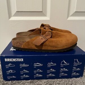 NEW Birkenstock Boston Braided Suede Clog - 41- NWB